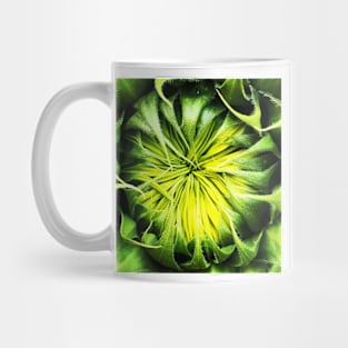 Green Sunflower Mug